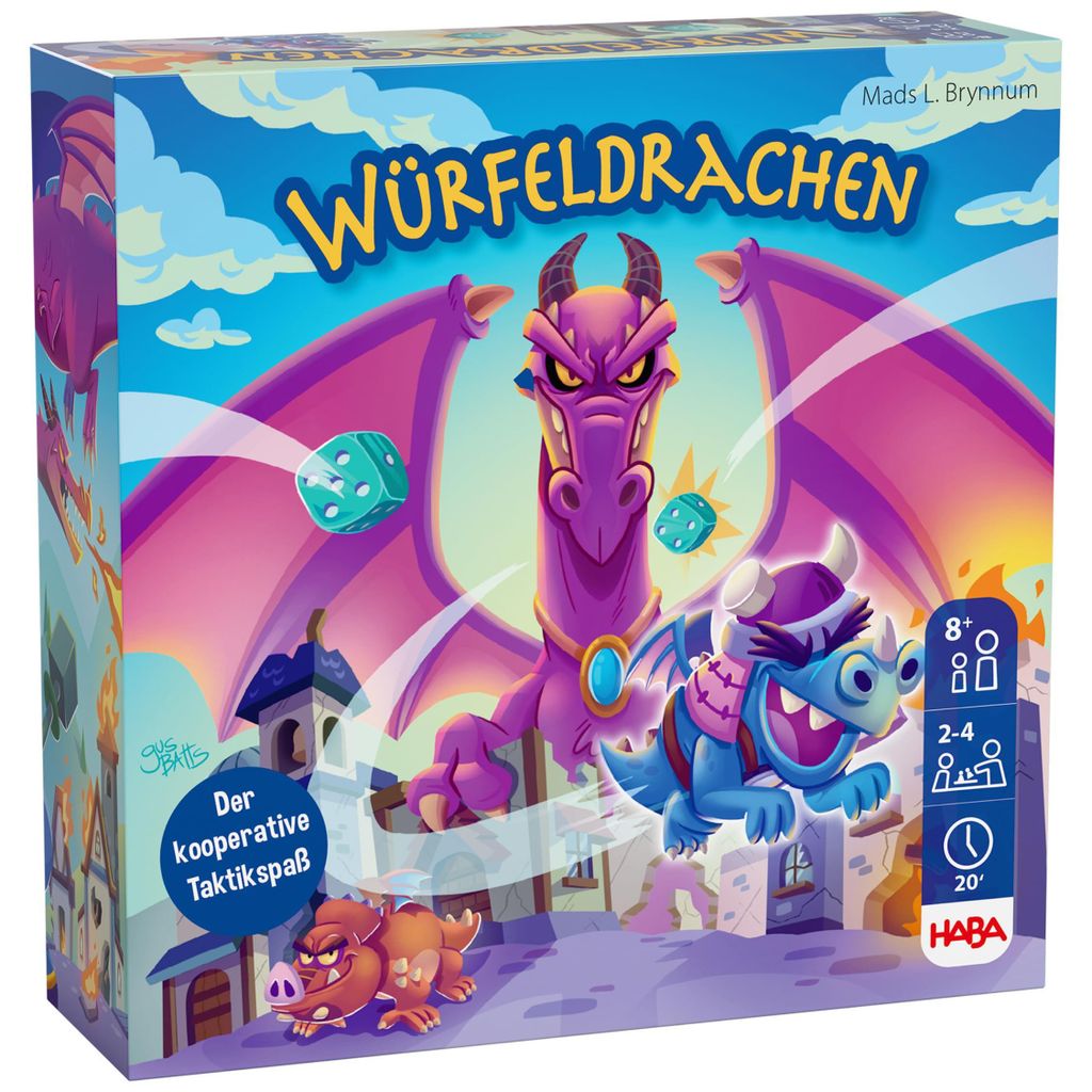HABA Würfeldrachen – Kooperatives Spiel & Familienspiel ab Produktbild 