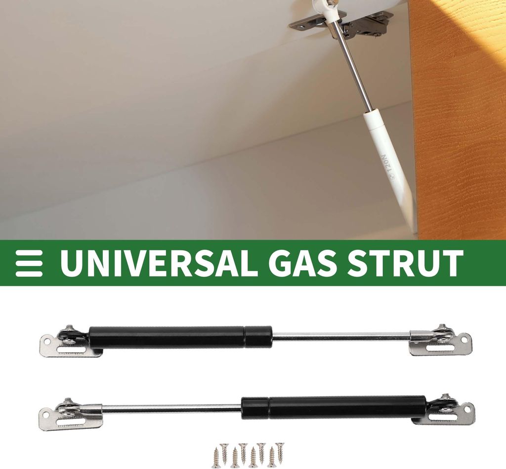 Universal Lift Supports Struts Lift Support Shock 10inch/245mm 13lb/60N/6kg Schwarz 2 Set