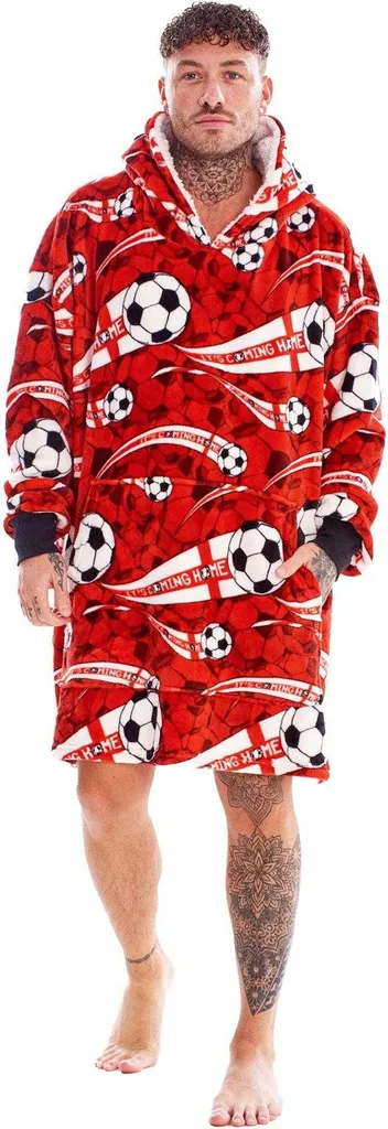 Hoodie de couverture polaire England FA It's Coming Home taille unique