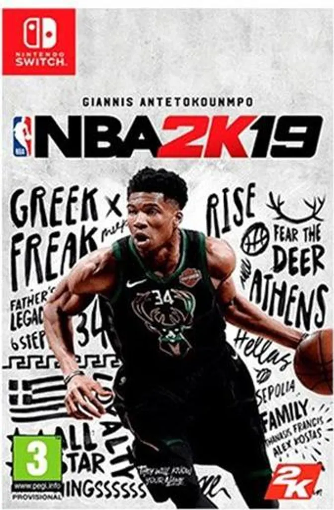 Jeu de Simulation Sport NBA 2K19 pour Nintendo Switch Édition PAL 2K