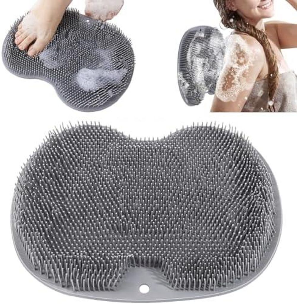 Silikon Matte Badematte, Fußbürste Dusche Fußmassagegerät, Produktbild 