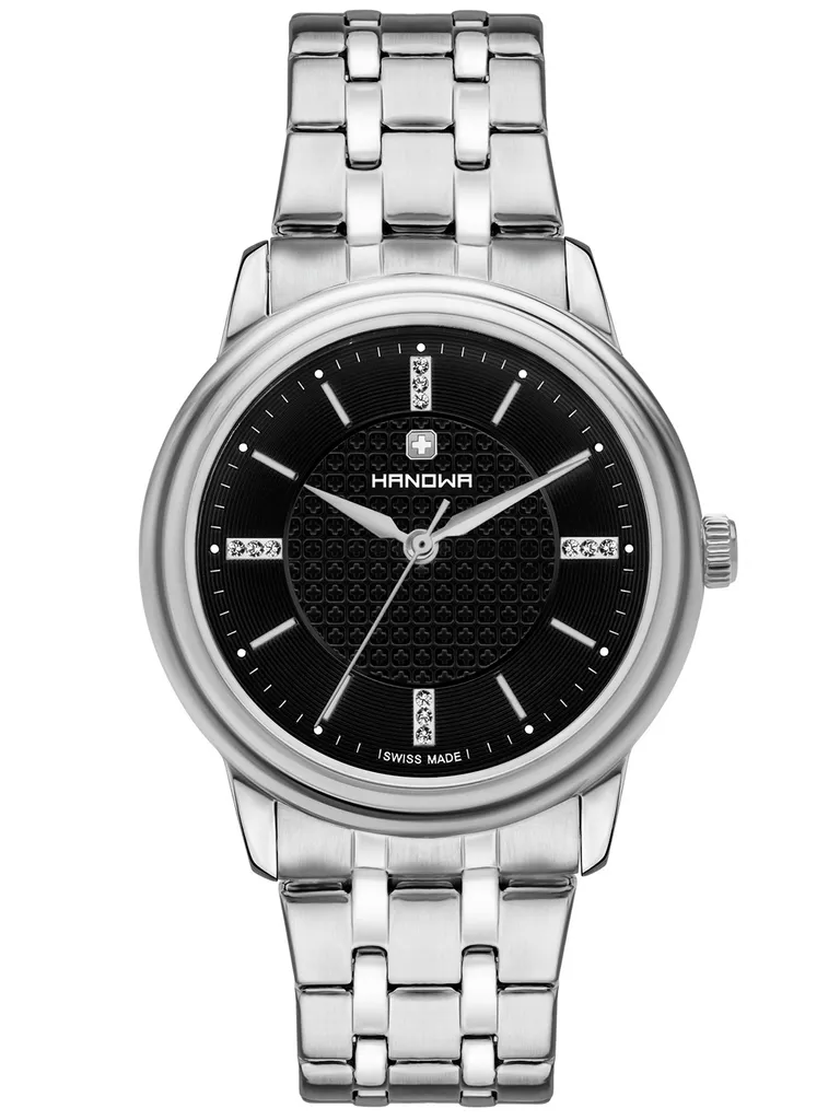 Montre pour dames Hanowa Emilia : Élégance suisse et cadran argenté chic