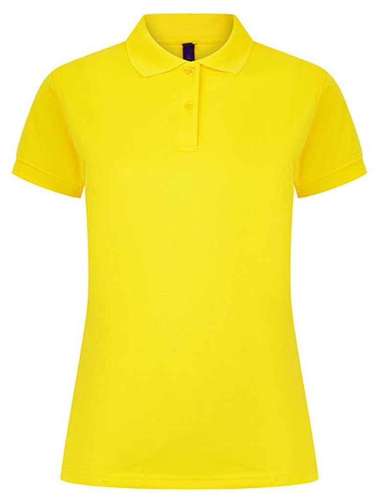 Henbury - Poloshirt Feuchtigkeitsabweisend für Damen LT5930 (XS) (Gelb)