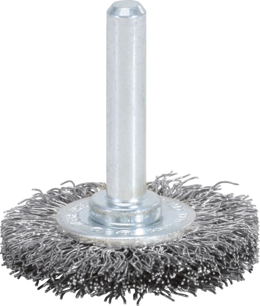 KS Tools Rostfreie Stahldrahtbürstenscheibe 0,3 mm, Ø 63 mm