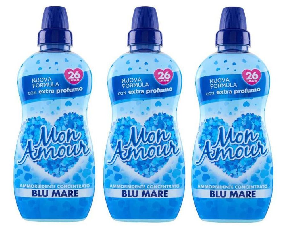 Felce Azzurra Mon amour Blue Mare 3x 650ml Weichspüler Produktbild 