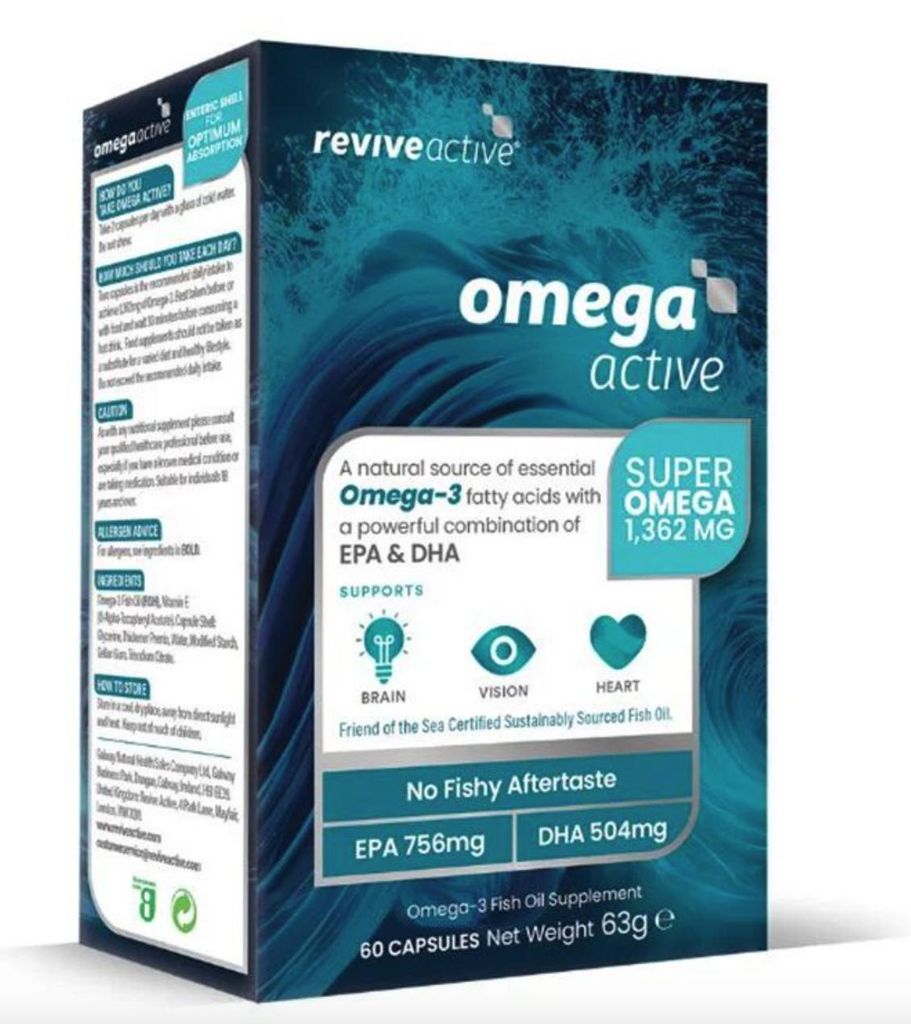 Omega 3 Active (756mg EPA & 504mg DHA), 60 Kapseln Produktbild 
