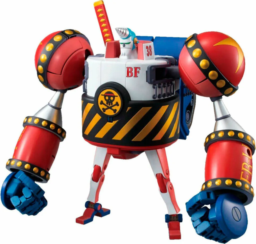 One Piece Best Mega Collection Général Franky Model Kit Figurine 10cm