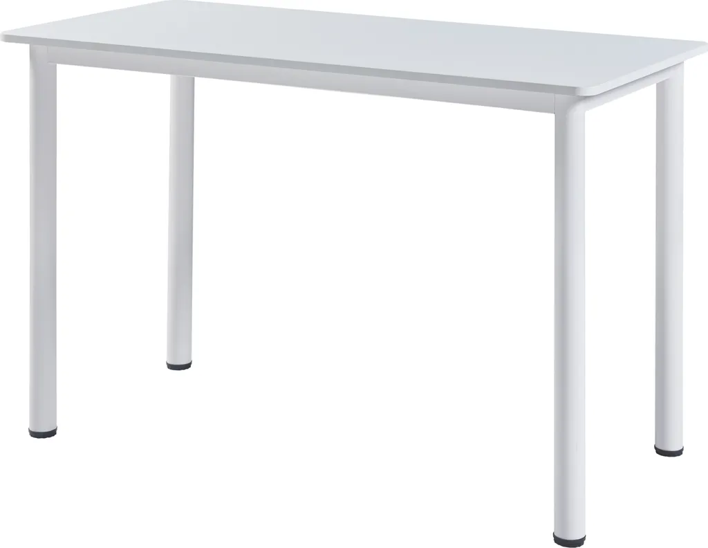 Tavolo da Pranzo 120x60 Bianco Tammela: Robusto per 4 Persone e Salvaspazio