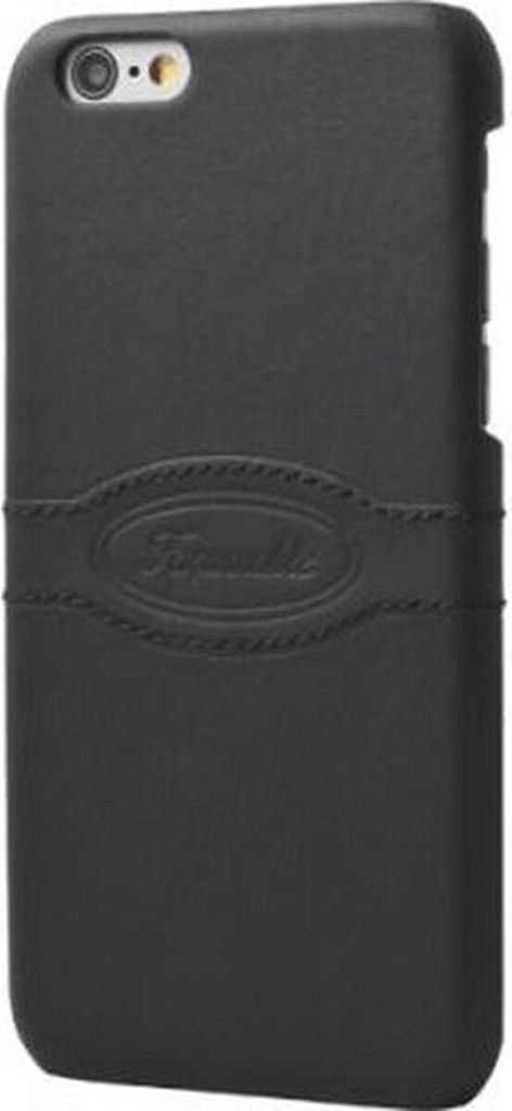 Façonnable, Hülle für Apple iPhone 6/6S Nüchternes und elegantes geprägtes Logo, Schwarz
