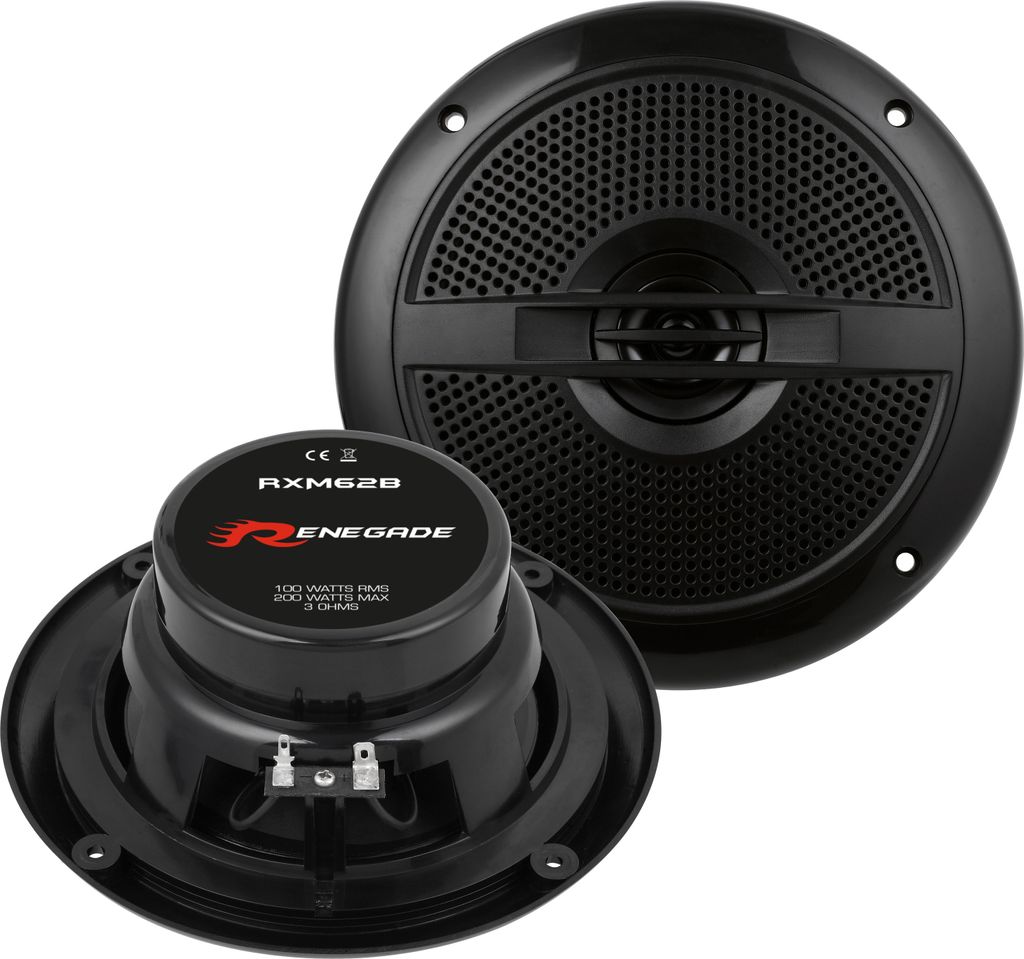 Renegade RXM 62 2-Wege Einbau-Lautsprecher-Paar, passiv, 75 Watt