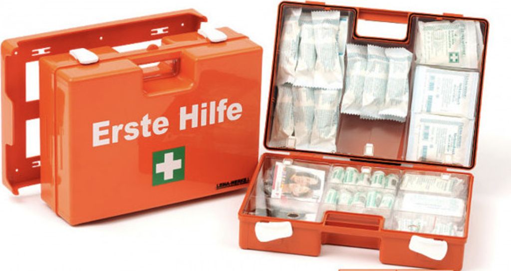 Leina-Werke Erste Hilfe Koffer SAN 21035 nach DIN 13169 gefüllt