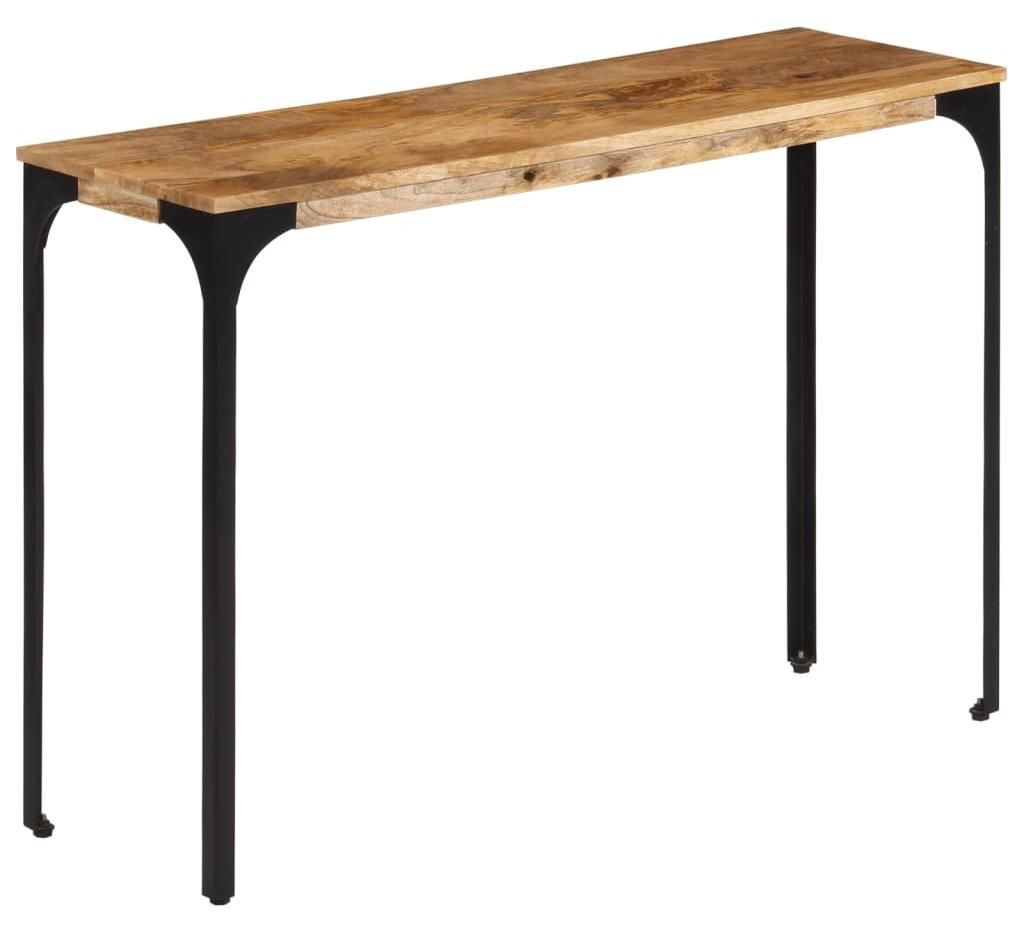 vidaXL Konsola brązowa 110x35x76 cm z litego drewna mango i Zdjęcie produktu 