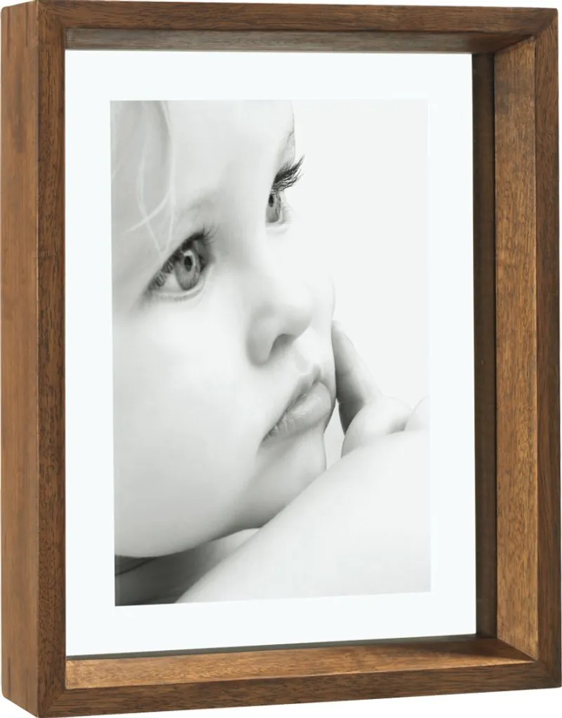 Cadre bois massif 10x15 cm Mascagni brun : protégez vos photos A756