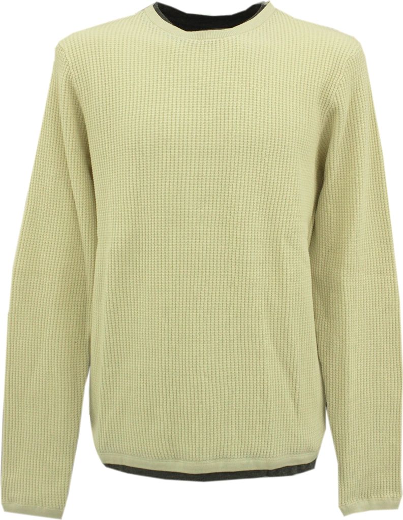 30743 S. Oliver, , Herren Crew Neck Rundhals Pullover Pulli, Mittelstrick, beige, XL