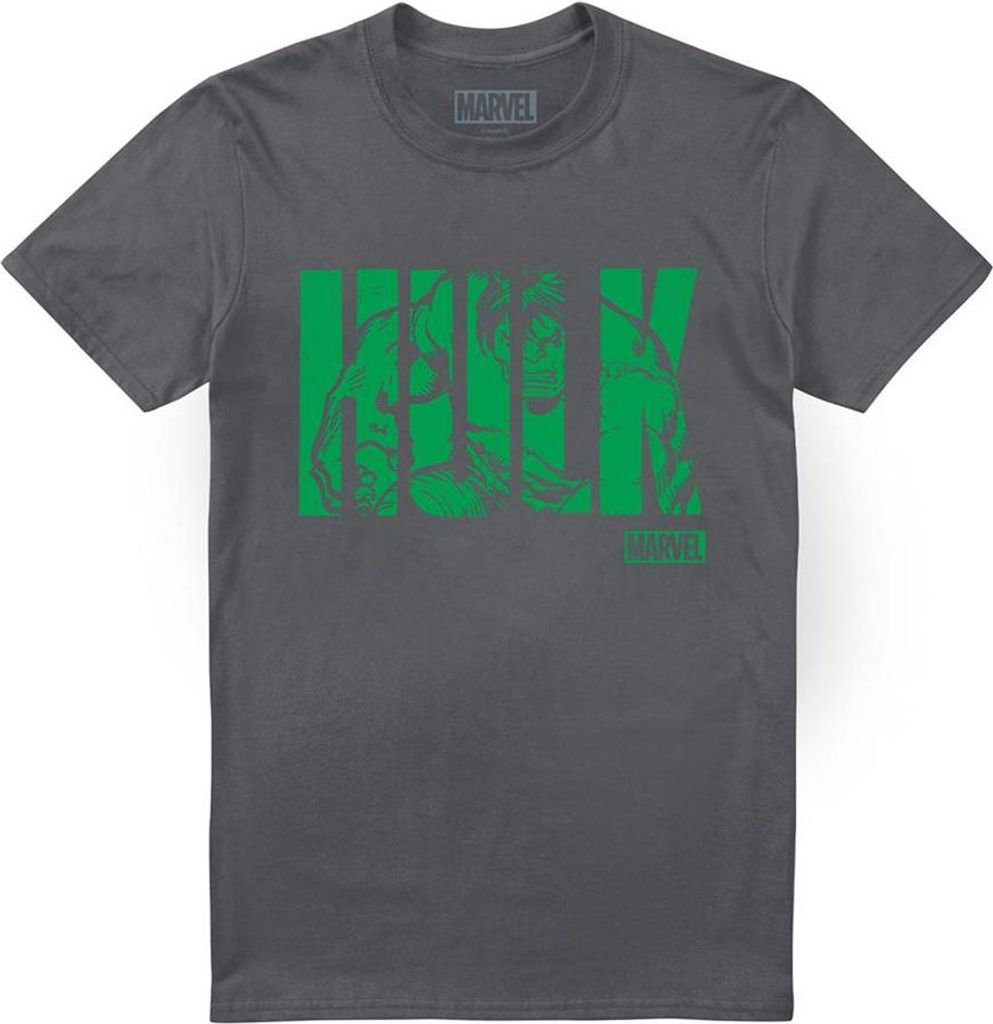 Hulk - T-Shirt für Herren/Damen Uni TV29125 (S) (Holzkohle)