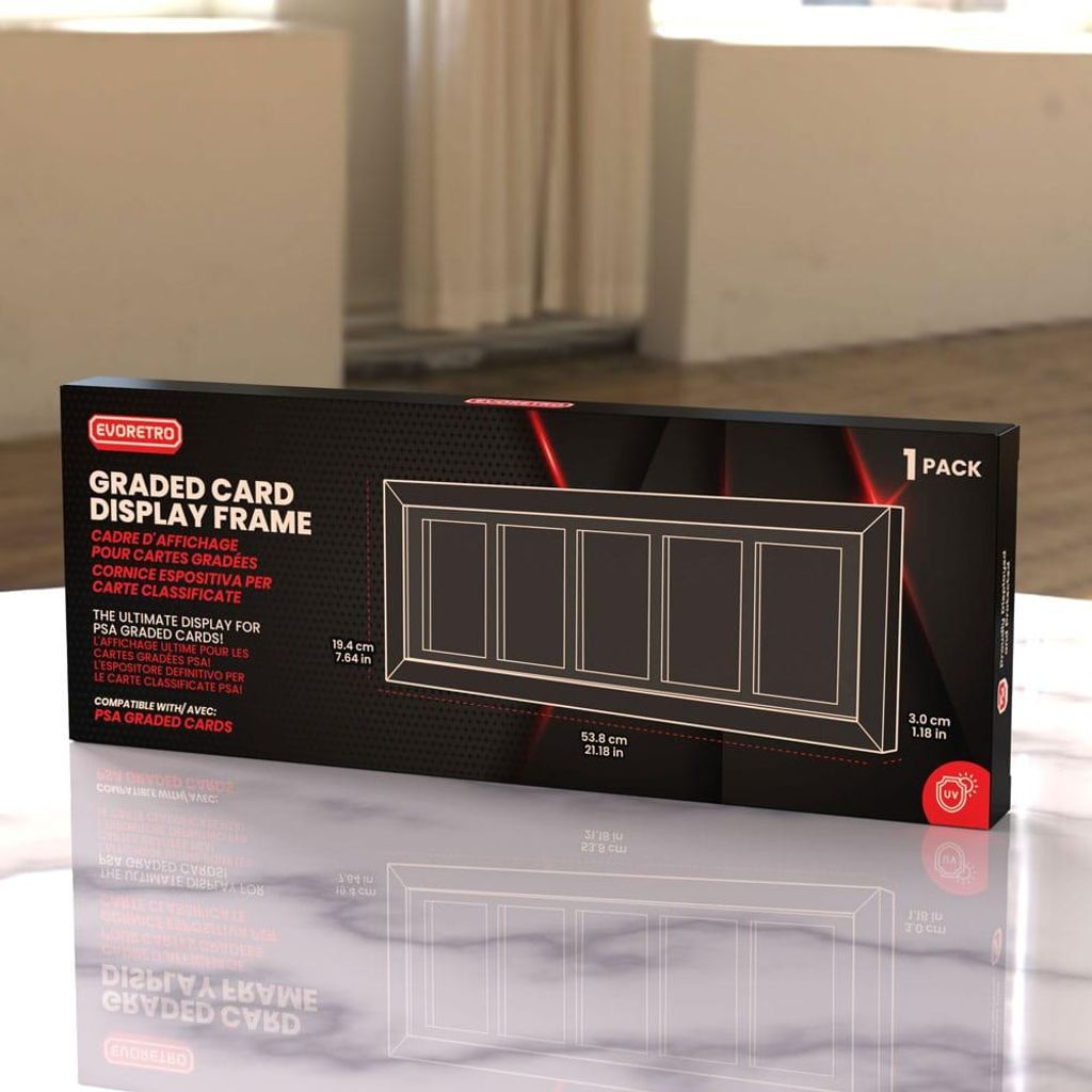 Evoretro Displayrahmen für 5 PSA Graded Cards Produktbild 