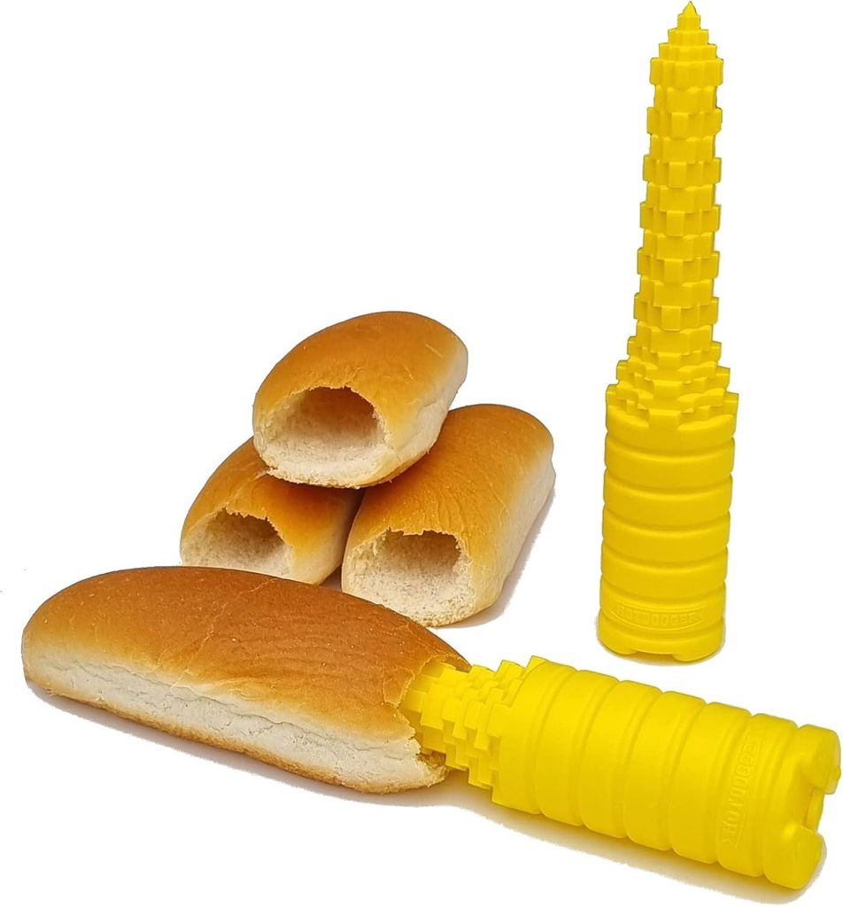 Perfekter Hot-Dog-Br?tchenbohrer zum Grillen und Barbecue, ideale Gr??e fš¹r Wš¹rstchen und andere Snacks.