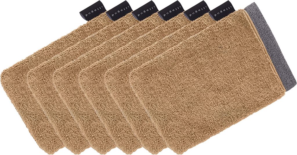 6er Pack Waschhandschuh Prato von der Marke bugatti 22 x 16 cm