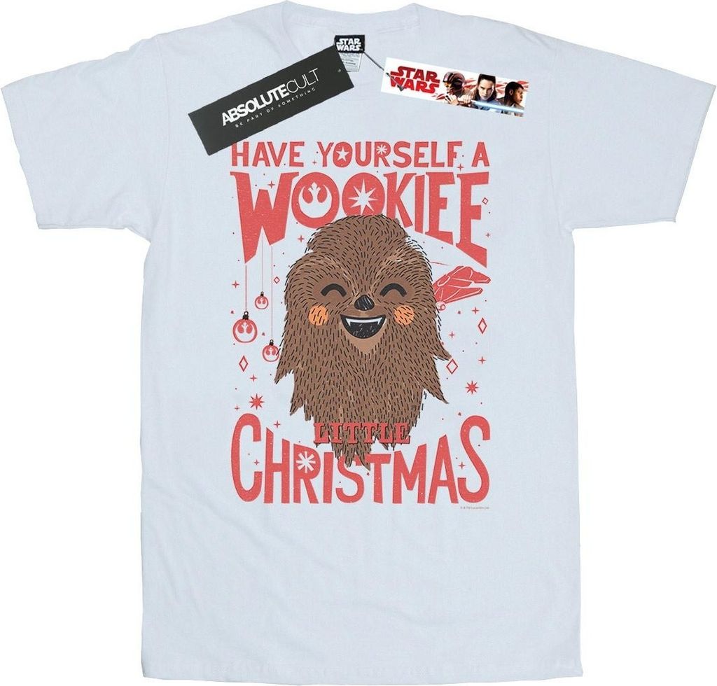 Star Wars - "Wookiee Little" T-Shirt für Damen BI44889 (M) (Weiß)