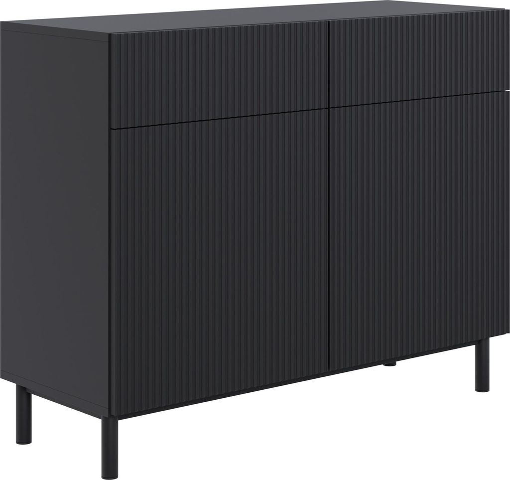 Selsey Veldio New – Sideboard zweitürig mit Rillenfront und Produktbild 