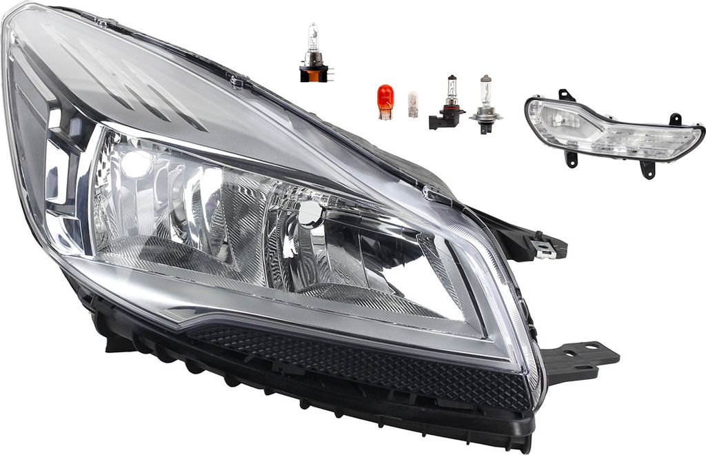 Johns, Scheinwerfer Halogen passend für Ford Kuga 12 05/12-12/16 H7 H15 R +Nebel+Leuch. 1808348 1785350 1785607 1799430 1806385 CV4413W029AA CV441...