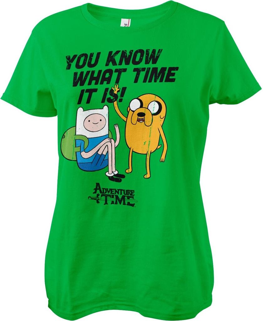 It's Adventure Time Girly Tee - Medium - Green