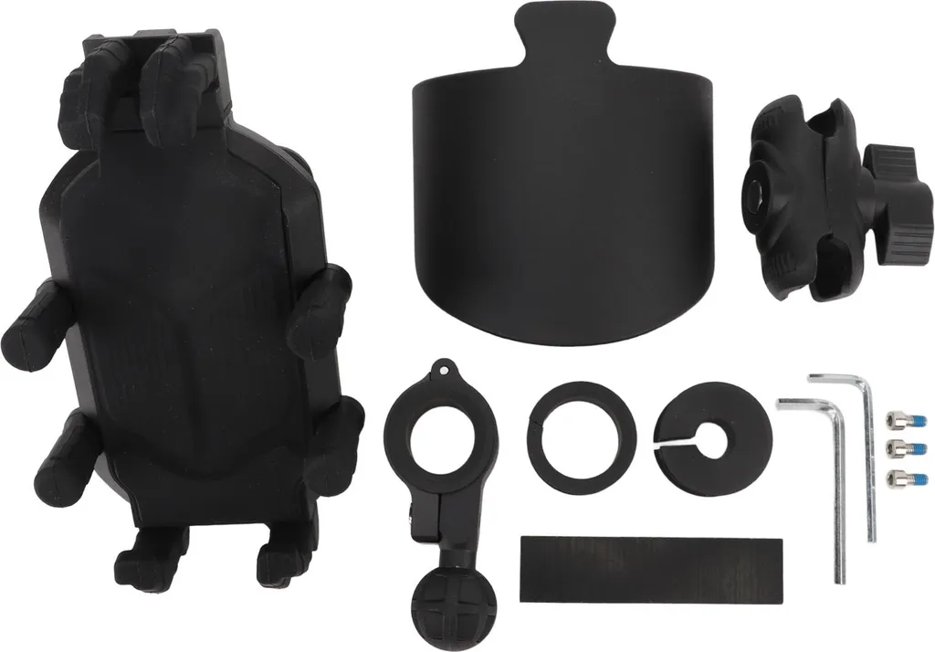 Support de téléphone pour vélo et moto avec amortisseur et antivol pro