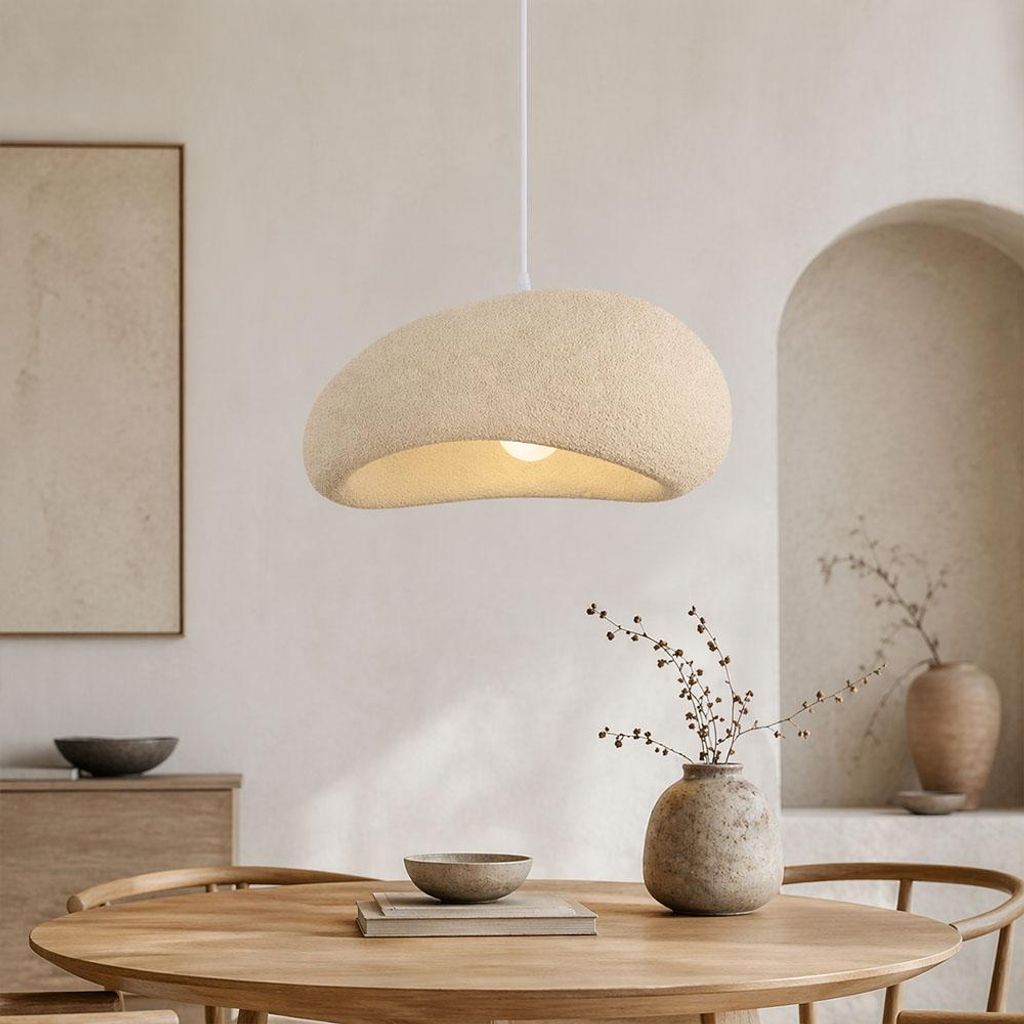 Milton & Oldbrook Japandi Hängelampe Ø 60 cm Vaduz Beige Produktbild 
