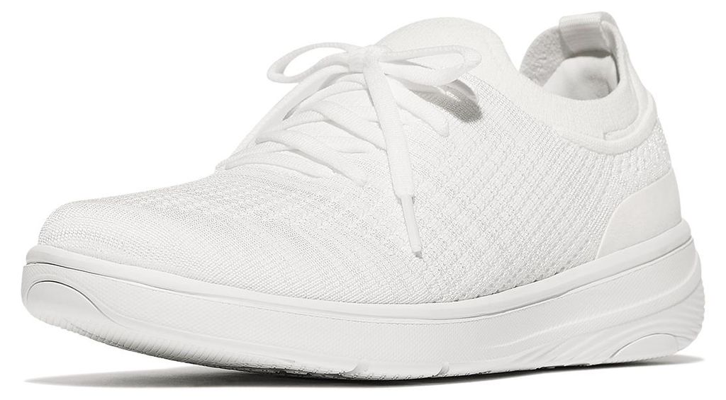 FITFLOP FitFlop Super-Q Knit Slip-On Laced Sneakers WEISS 40