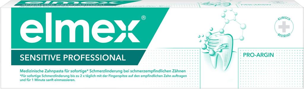 elmex Sensitive Professional dentifrice médical, 75 ml Image du produit 