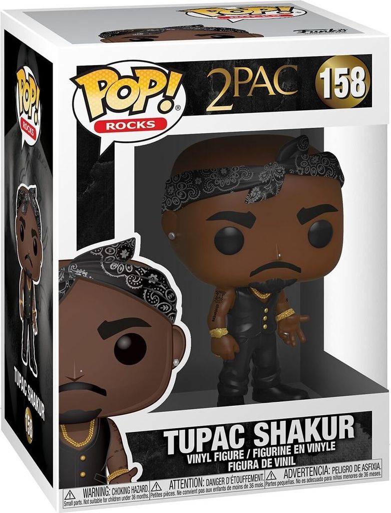 Tupac POP! Rocks Vinylová figúrka Tupac 9 cm Obrázok produktu 