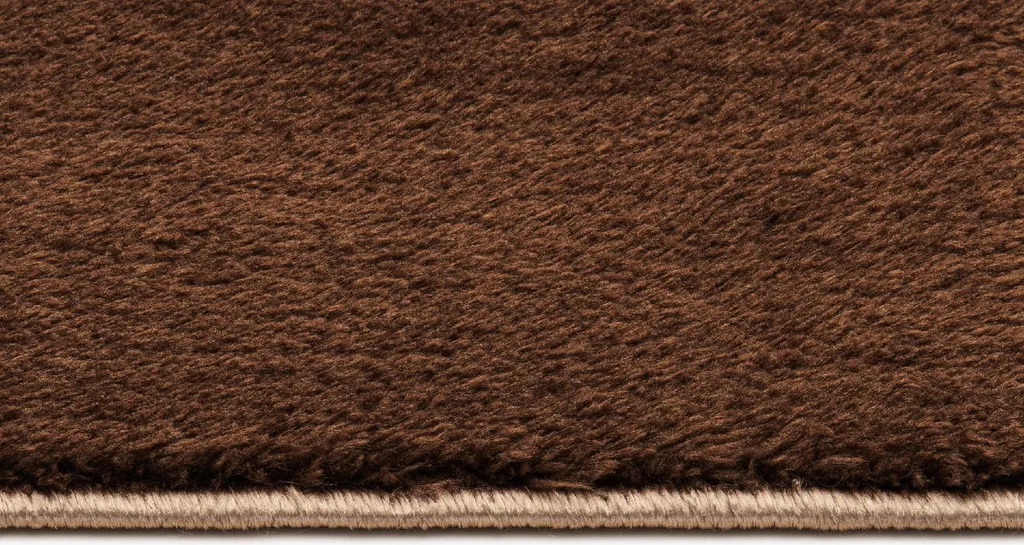 Tapis de Chambre Cocooning 180x250 cm CUDDLE Marron - Déco Salon