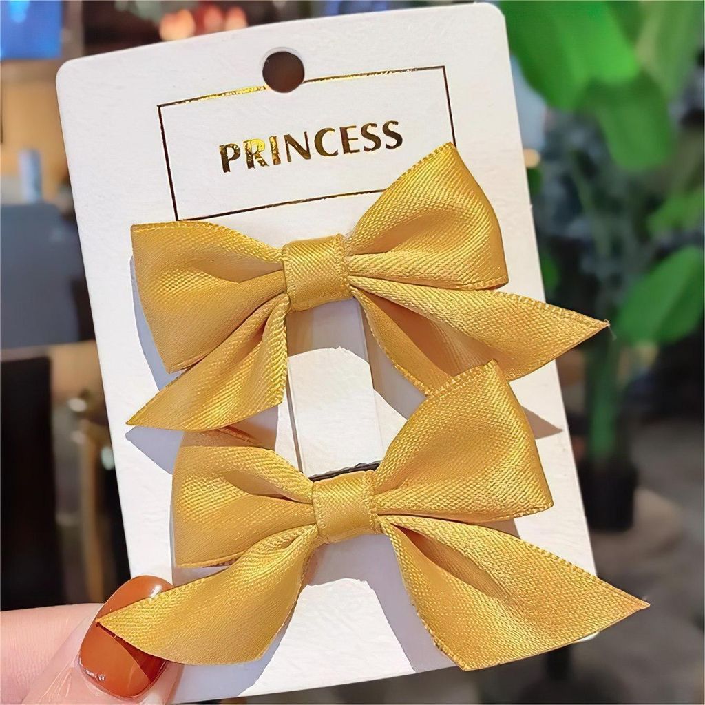 Haarspangen Schleifchen in Gold - Praktisch und Stilvoll für Kinder KP38399