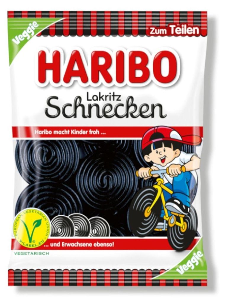 Haribo, escargots à la réglisse, 175 g Image du produit 
