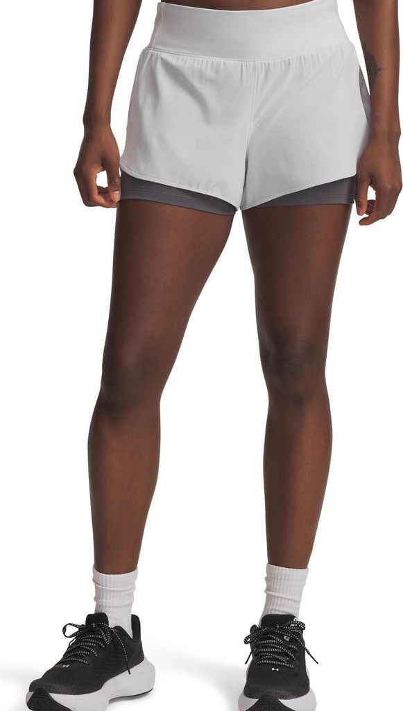 Under Armour Ua Launch Pro 3' 2In1 Shorts - halo gray, Größe:S