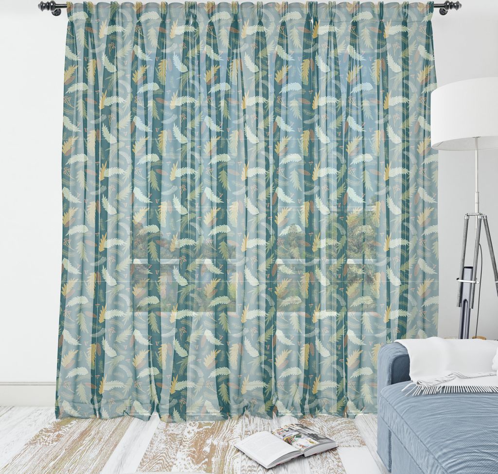 ABAKUHAUS Blumen Wandteppich, Muster Weihnachtsbaum Zierpflanzen, Wohnzimmer Schlafzimmer seidiges Satin Wandtuch, 210 cm x 274 cm, Jägergrün Meh...