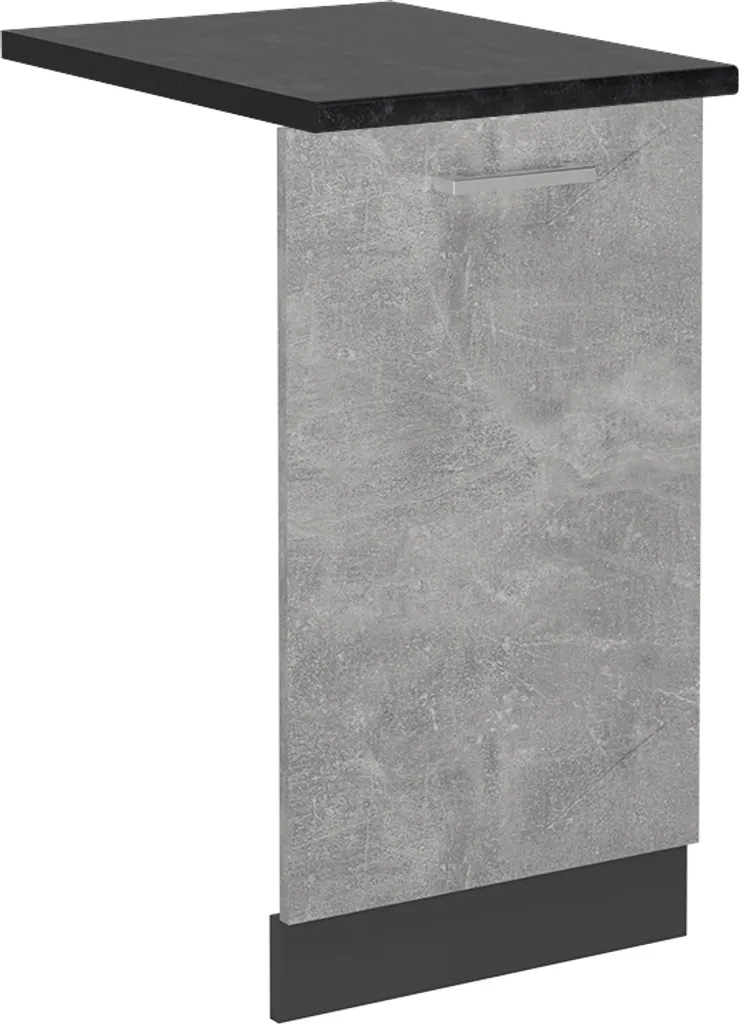 Frontale Lavastoviglie Vicco R-Line 45cm Grigio Antracite Beton