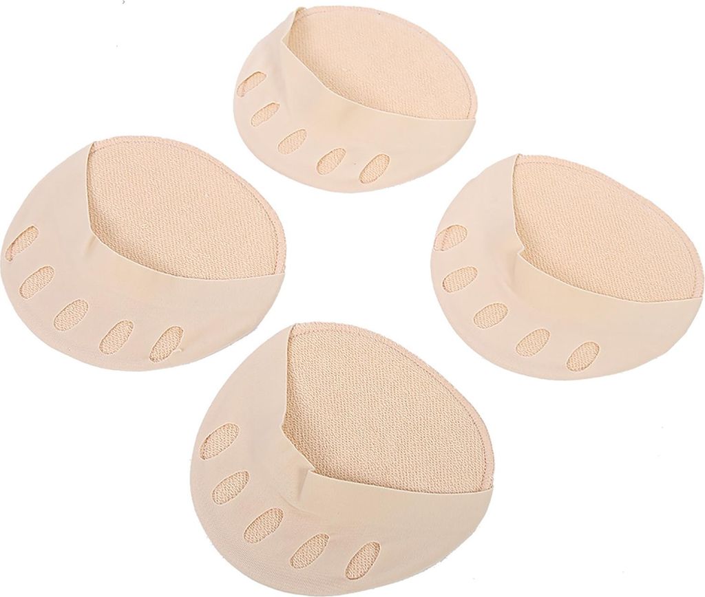 2 Paare Fu?pads Ballenpolster, Vorderfu? Kissen Polster, Baumwolle Soft Elastic High, St?ckelschuhe Vorfu?polster, Stress Schmerzlinderung Vorderfu...