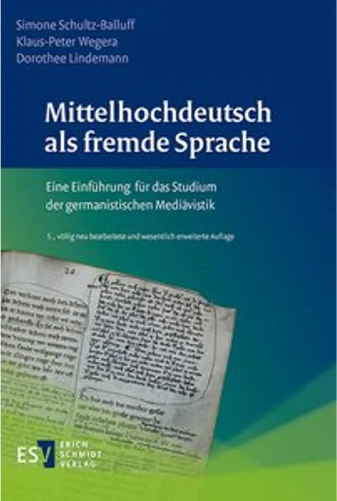Livre Mittelhochdeutsch als fremde Sprache pour études de germanistique