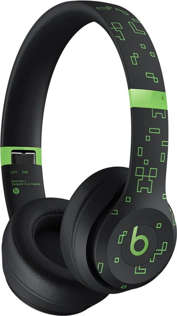 Beats Solo 4 Édition Spéciale Minecraft Casque Sans Fil Noir Mat