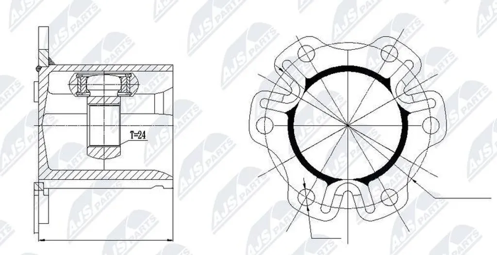 Soufflet de cardan et kit de joints de transmission pour Audi A4 et Q5