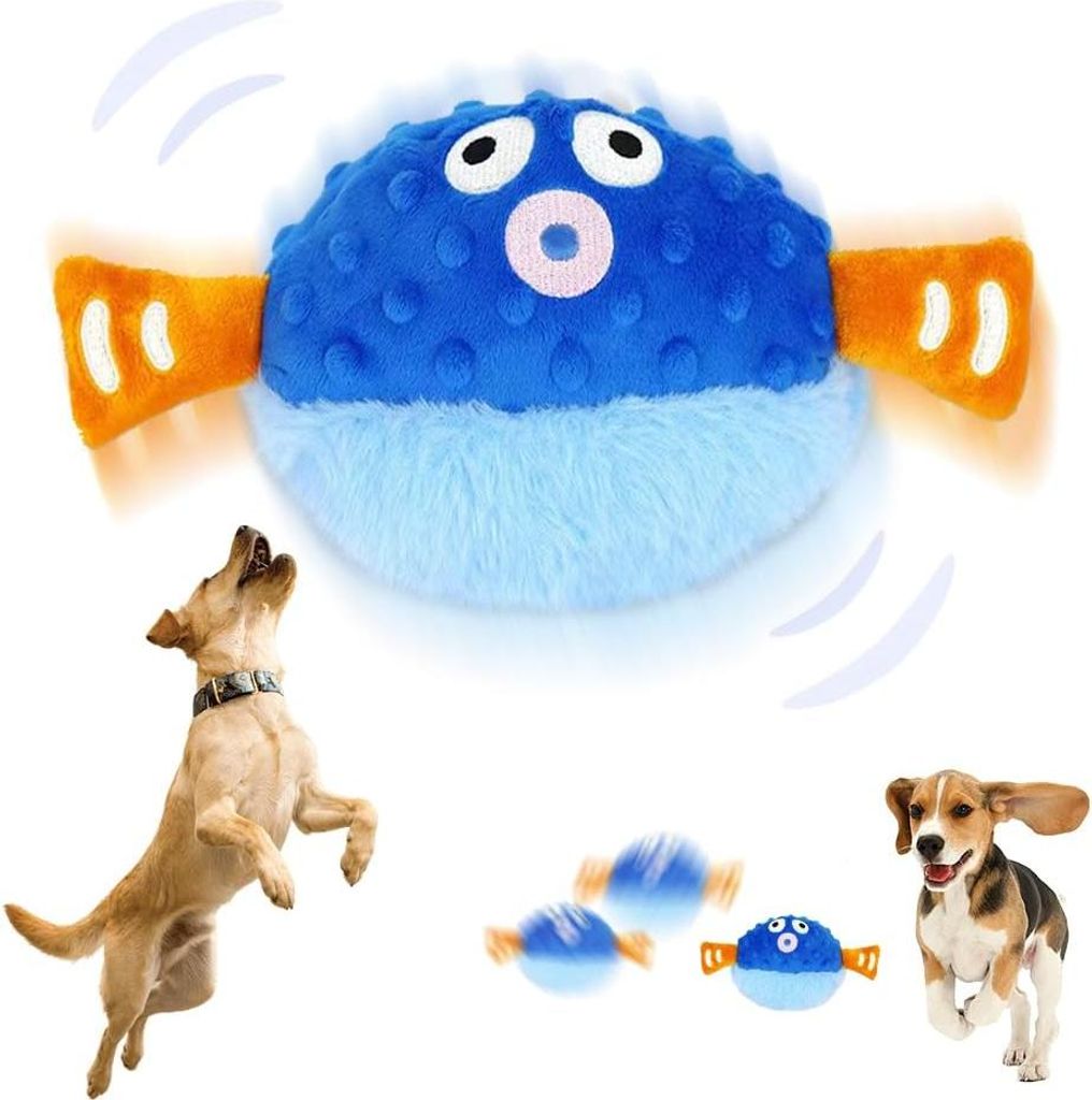 Bewegendes Hundespielzeug, Hundespielzeug Beweglich Elektrisch, Aktives Bewegliches Haustier Plschspielzeug mit Klang und Hš¹pferei fš¹r Hunde ...