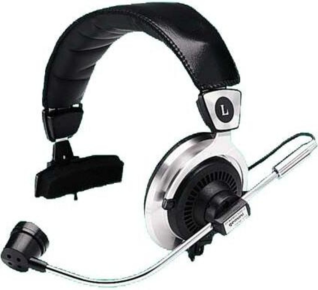 Casque dynamique simple face Gemini HPM-100 avec microphone Image du produit 