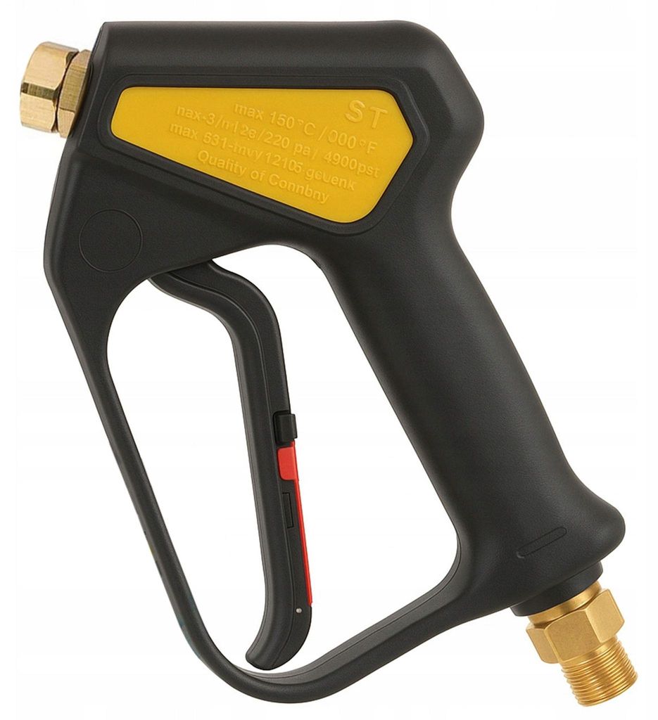 Hochdruckpistole M22x1,5 Außengewinde – 310 bar | 150°C | 45 l/min | Drehbarer Schlauchanschluss | Kompatibel mit Kärcher HD HDS
