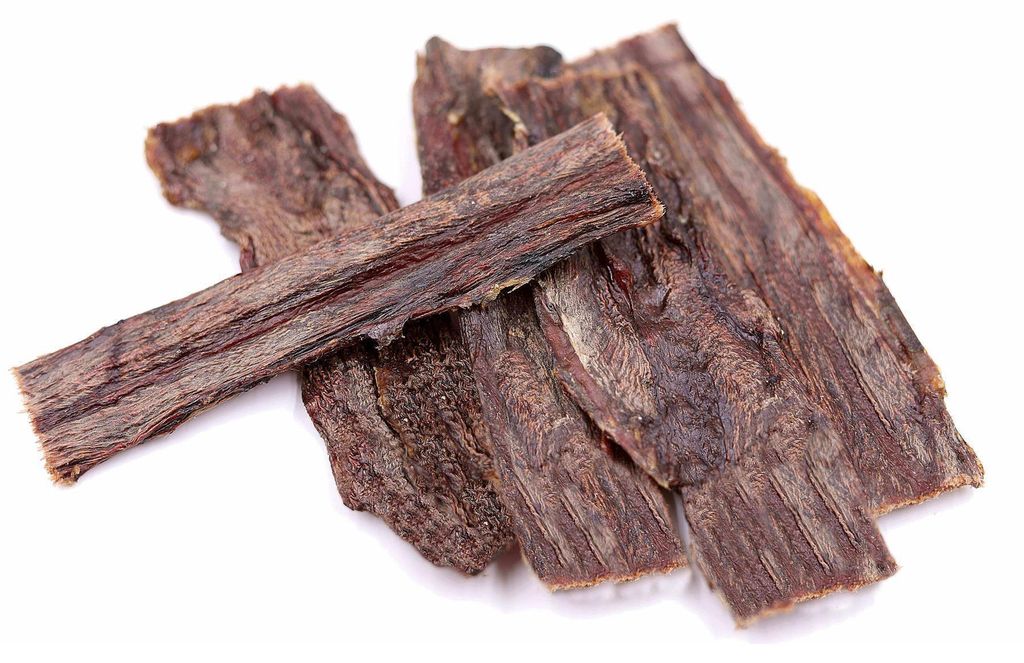 Pferde Dörrfleisch getrocknet ca. 15 cm 1 Kg Hundesnack Produktbild 