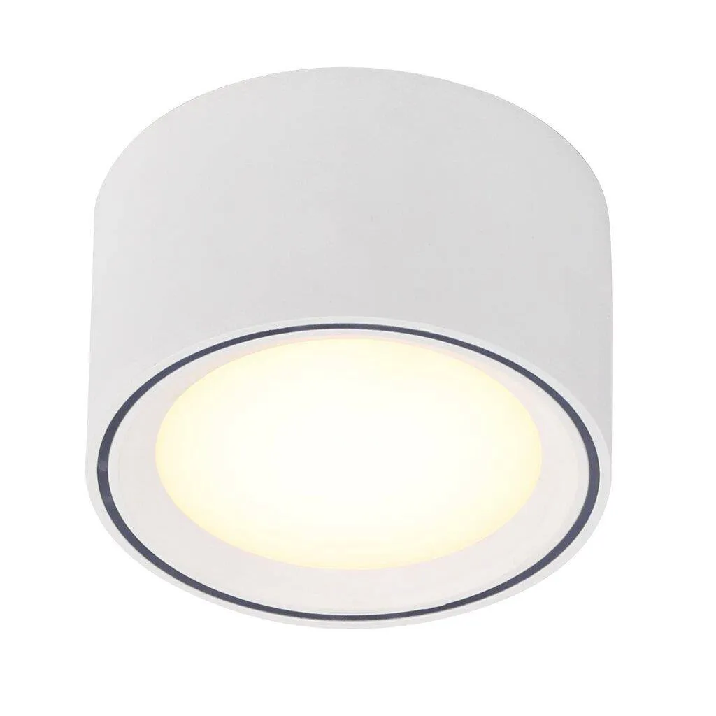 Spot LED Fallon Long Moodmaker Dimmer Design Blanc Argenté de 110cm - 10