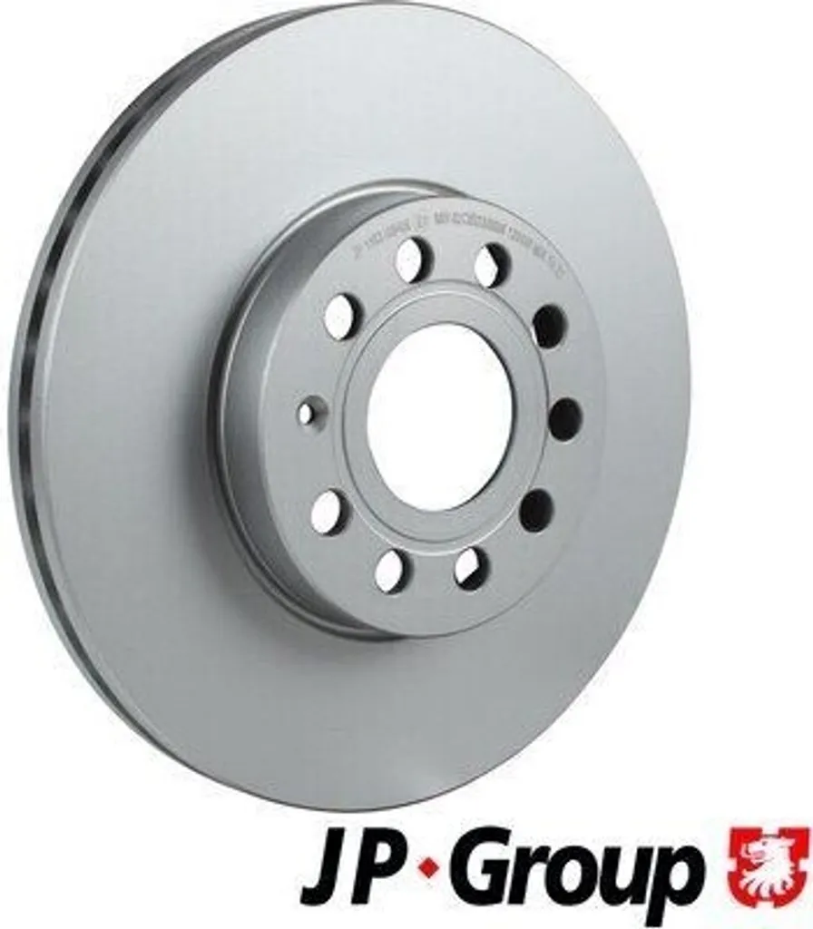 Disque de frein ventilé avant pour Volkswagen Golf VI et Skoda Octavia