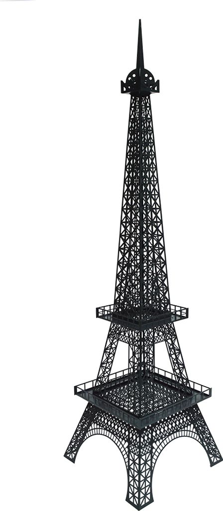 Eiffelturm-Statue XXL - 140 cm - Dekoelement für Haus und Garten - stilvolles Dekoelement - ideal für den Innen- und Außenbereich