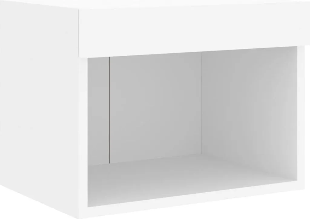 Mobili TV Sospesi con LED Maison Exclusive Bianco: Set 5 Pezzi Elegante - 7