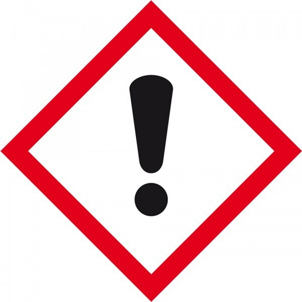 Dreifke Aufkleber I Gefahrensymbol Ausrufezeichen GHS 07, Folie, selbstklebe...
